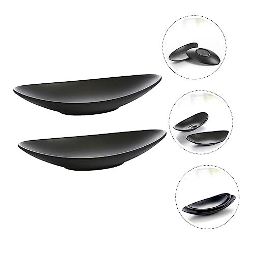 Juego de 2 Platos Sushi Negro miniatura 7