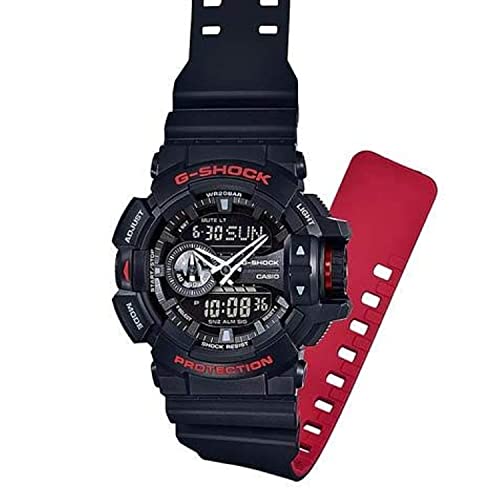 G-Shock Casio GA-400HR Black/Red Layer Series - Black/One Size