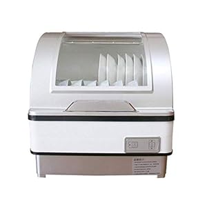 Compacte Vaatwasser Thuis Vrijstaande Vaatwasser Energiezuinig, Uv-Desinfectie Op Hoge Temperatuur Snel, Groente- En Fruitreiniging, Servies, Energiebesparing, 6 Plaatsen praktisch