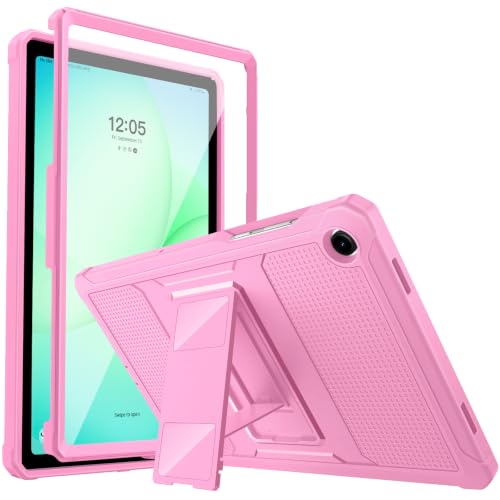 Image of MoKo Shockproof Case Fit Samsung Galaxy Tab A11+ Plus / A9+ 11 Inch | with Screen Protector, Heavy Duty Shockproof Protective Case, Peony