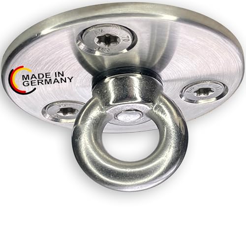 KLIFFHÄNGER Chaîne avec Deux mousquetons, Fixation Variable pour Chaise hamac (Crochet de Plafond)