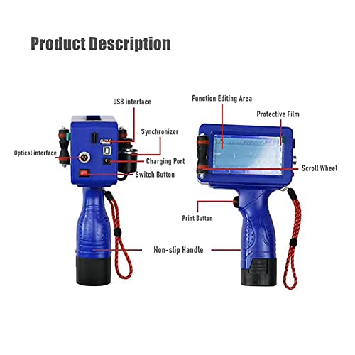 Imprimante portable jet d'encre dateur industriel et code barre
