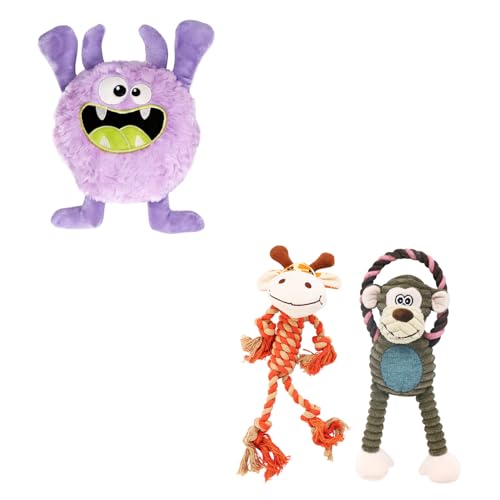 Juguetes Squeaky para Perros Pequeños y Medianos 3 Pack