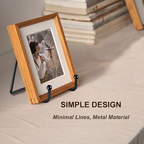 Plate Stands For Display, 3Pack 3Inch Plate Holder Display Stand, Metal Frame Holder Stand For Book Holder, Picture Stand, Decorative Plate Stand, Photo And Platter, Tabletop Art #TOP6