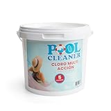 THE SECRET HOME - Cloro >60% Activo 5KG para Piscinas - Limpiador Multi Acción para Piscinas - Desinfección y Mantenimiento de Aguas de Piscina (Cloro Sólido Multi Tab (200g/Tableta) - 5 Acciones)