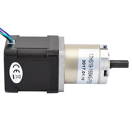 STEPPERONLINE 51:1 Planetary Gearbox High Torque Nema 17 Stepper Motor Precision Camera DIY