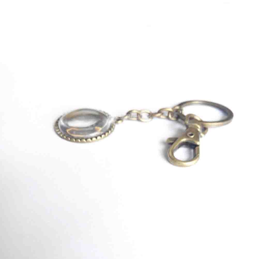 Handmade Cute Key ring Anime Charm Sablenite Mega Stone Keychain Keyring Key chain Sableye Cosplay Gift : Handmade Products