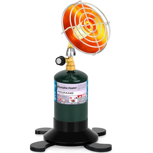 Portable Propane Heater for Outdoor Camping - Cordless Space...