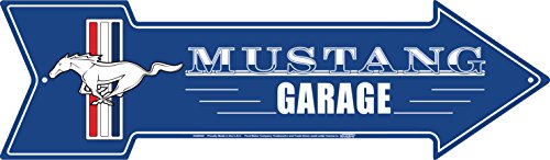 Mustang Garage Arrow Sign