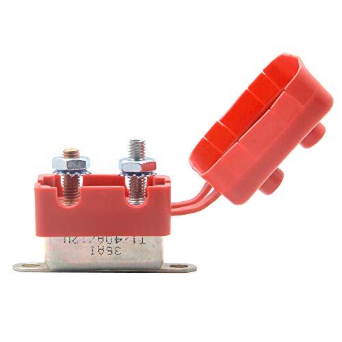 RKURCK 12V 40 Amps Auto Circuit Breaker Automatic Reset for Automotive RV Marine Boat with Protective Red Boot Cover - Image 4