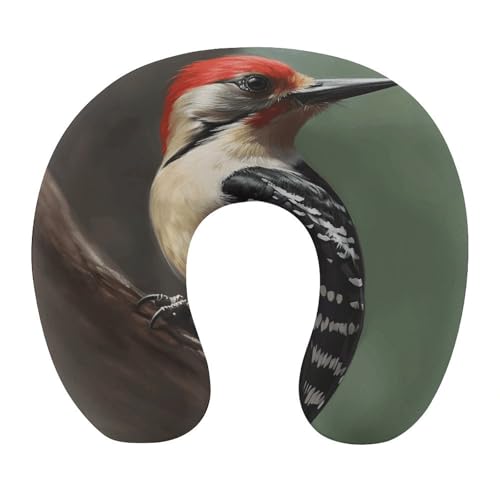 Oreiller de voyage Woodpecker en forme de U pour train