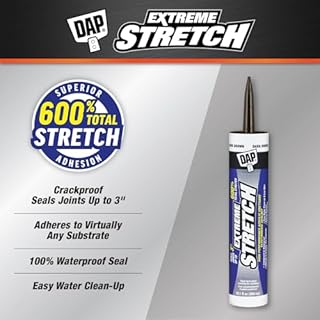 DAP Extreme Stretch Acrylic Urethane Premium Elastomeric Sealant, Dark Brown, 10.1 Oz (7079818708)