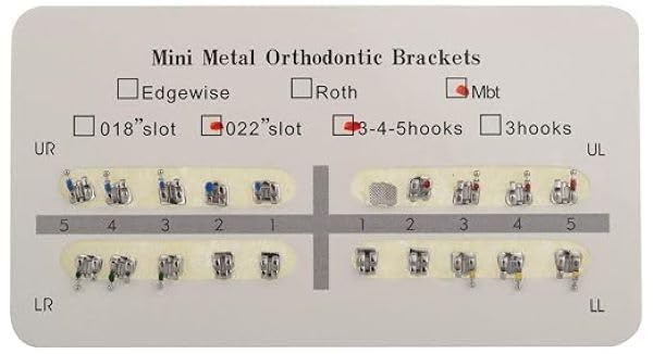 Dental Orthodontic Metal Brackets Kit-image-42