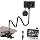 Webcam for PC, 1080P Streaming Camera, Web Camera for Desktop Computer/Laptop Webcam with Microphone, Plug and Play USB Web cam with Bracket, Manual Focus, for Live Streaming, Video Calls, Meetings