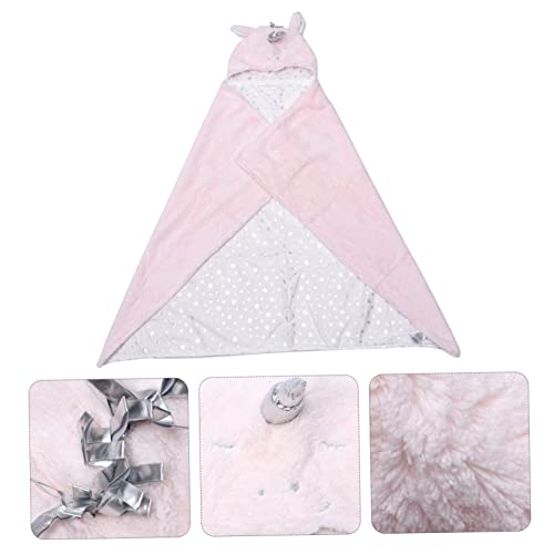 Kisangel 1Pc Unisex Hooded Bathrobe Soft Cotton Animal Bath Towel for Versatile Use as Towel Bathrobe Blanket Durable Skin Friendly Cute Unicorn Design2