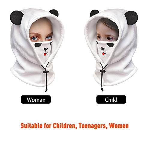 FCY Kids Balaclava,Boys/Girls Winter Hat,Fleece Ski Mask,Windproof Face Mask - Thumbnail 2
