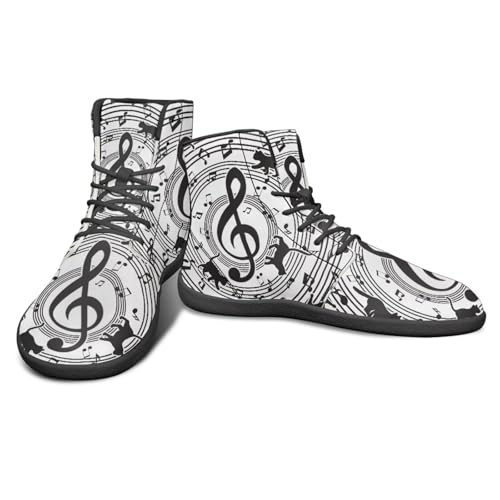 Binienty PU Leather Lace up Flat Shoes Men Women High Top Barefoot Sneakers Zero Drop Non Slip Daily Footwear