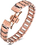 Feraco 5X Strength Copper Magnetic Bracelet for Men, 99.99% Pure Copper with 5000 Gauss Magnets, Cooper Magnetic Therapy Gifts for Him