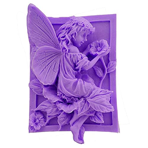 Silicone Molds Fairy Butterfly, Beautiful Faery Shape Craft Art Soap Molds, Angel Craft Molds Diy Handmade Soap Molds - Soap Making Supplies By Zkayx #TOP16