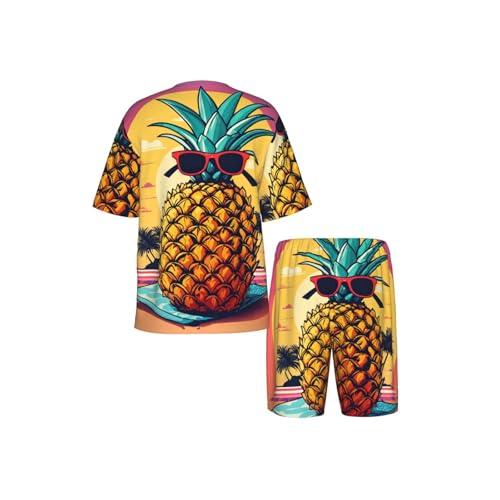 Pyjama homme motif ananas élégant pour redécouvrir la détente nocturne