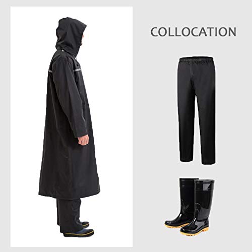 Pahajim Rain Coats For Adults Rain Ponchos With Hoods Man Lightweight Raincoats Long Waterproof Jacket Windbreaker For Men Women (Yellow, X-Large) #TOP6