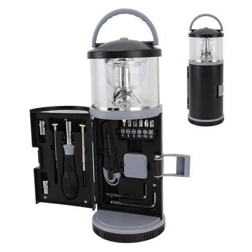 Lanterne de camping LED portable pour éclairage extérieur et intérieur avec outils
