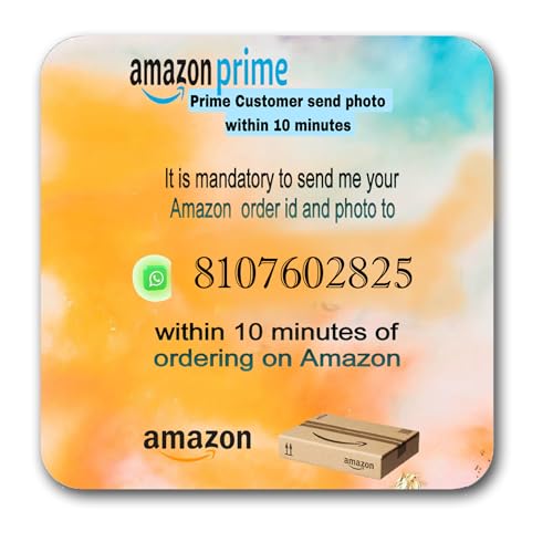 Image of Customised Fridge Magnet with Photo & Name | Personalized Refrigerator Magnet for Special Moments (Square)