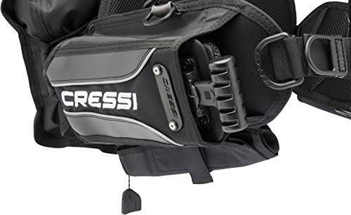 Cressi BCD de inflação leve para viagens para mergulho | Patrulha: projetada na Itália