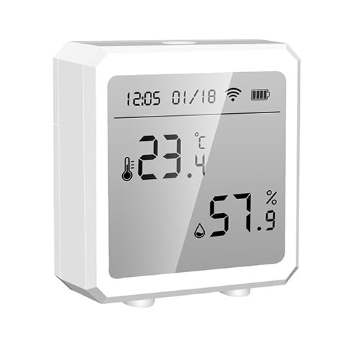 Czujnik temperatury i wilgotności WiFi ekran LCD aplikacja Tuya Smart Life