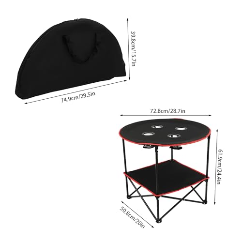 Table de camping pliante pour pique-nique en forêt et weekends en van aménagé