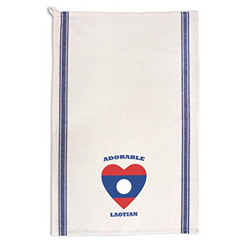 Custom Decor Kitchen Towels Adorable Laotian Heart Countries Countries Adorable Heart Cleaning Supplies
