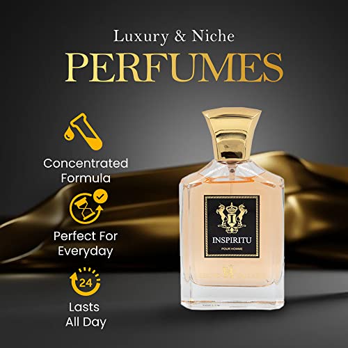 Dumont Cologne For Men With Long-Lasting Contemporary, Musky Fragrance, Alternative To Body Spray, Travel Size Gifts For Men, Perfumes For Men, Inspiritu Pour Homme 100Ml #TOP1