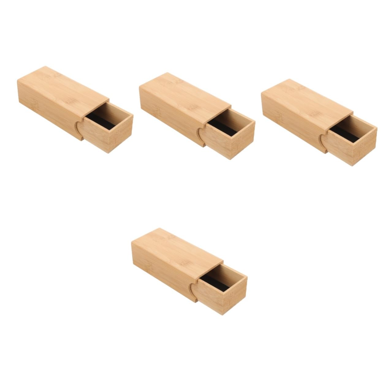 VALICLUD Custodia per occhiali in bambù e legno di grandi dimensioni astuccio sottile per occhiali catena portaocchiali retrò portaocchiali vintage custodia rigida per occhiali da uomo