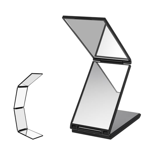 Espejo plegable rectangular para maquillaje 360 grados