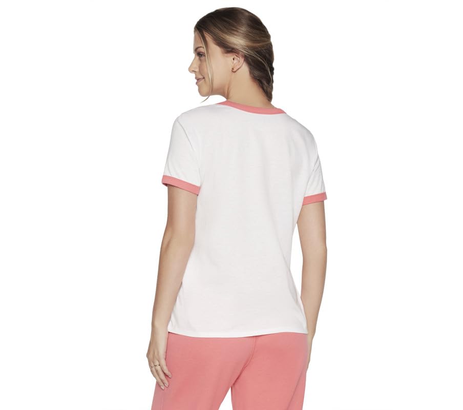 Image of Skechers Women's Solid Relaxed Fit T-Shirt