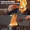 EAST OAK Fuoco Smokeless Tabletop Fire Pit | 3-in-1 Ash Pan | Portable Wood & Pellet Firepit | Stainless Steel | 120% More Efficient Burn | Backyard, Patio & Camping | Easy Ignition & Compact Design #5