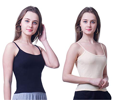 Image of Splash Women's Camisole Slip|Fine Cotton Rich Spaghetti Top for Women and Girls - 120