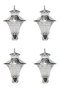 Prop It Up 23W Electric Round Pillar Post Lighting (Chrome, Clear, GL4735)