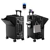 AIWEINY Carry on suitcase Zipperless...