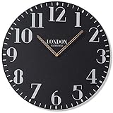 reloj pared londres Completamente teñido: el material no solo tiene un color uniforme en la superficie, sino también en toda su estructura. Te ofrece grandes posibilidades de creación de decoraciones y elimina la necesidad de pintura no ecológica.