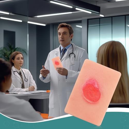 Image of Pressure Ulcer Wound Model Stage 2 Pocket Size, Pressure Injury Wound Packing Trainer for Medical Education, Decubitus Ulcer Wound Care Demonstrations Tool
