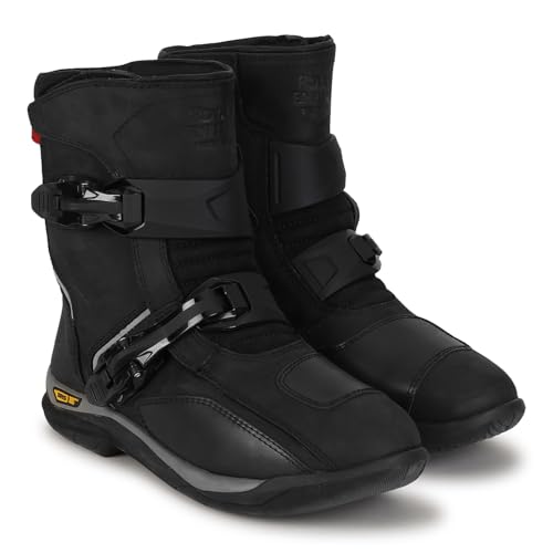 Image of Royal Enfield Wanderer Black Riding Boots