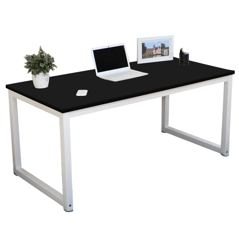 Amazon.com: G-PLUS Computer Desk Wood Office Table, Modern PC