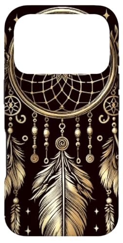 Hülle für iPhone 17 Pro Traumfänger Art Golden Symbole