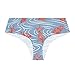 Montoj, mutandine da nuoto in broccato cinese, senza cuciture, senza cuciture, copertura posteriore 1 L
