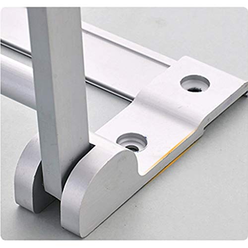 Estante de baño de acero inoxidable duradero para ducha y cocina con ganchos integrados 5