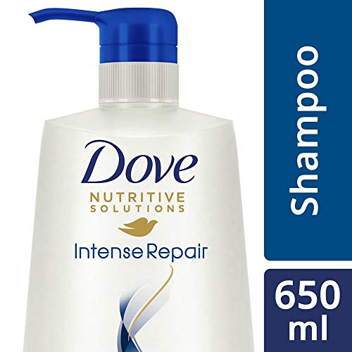 Image of Dove Intense Repair Shampoo, 650ml & Daily Shine Shampoo, 340ml