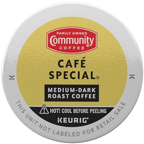 Image of Community Coffee Cafe Special Medium-Dark Roast Single Serve Keurig K-Cup Pods 32 ct Box