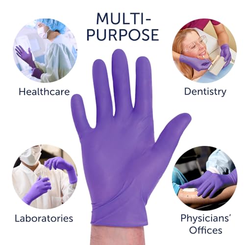 HALYARD PURPLE NITRILE Gloves Powder Free Disposable Medical Exam Gloves