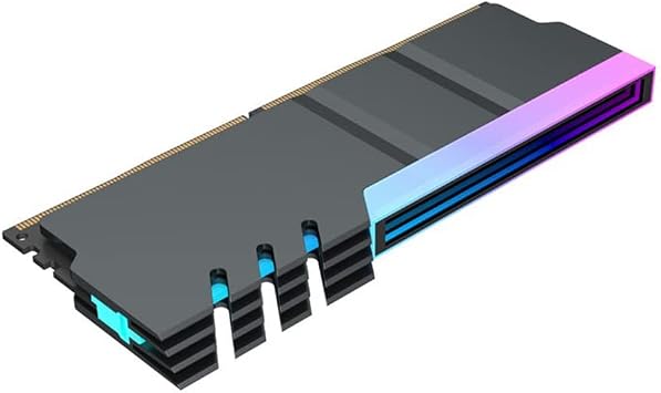 Computer DDR4 DDR5 5V ARGB Sync Memory Radiator PC RGB Colorful RAM Heatsink Cooler Cooling Shim Armor Black